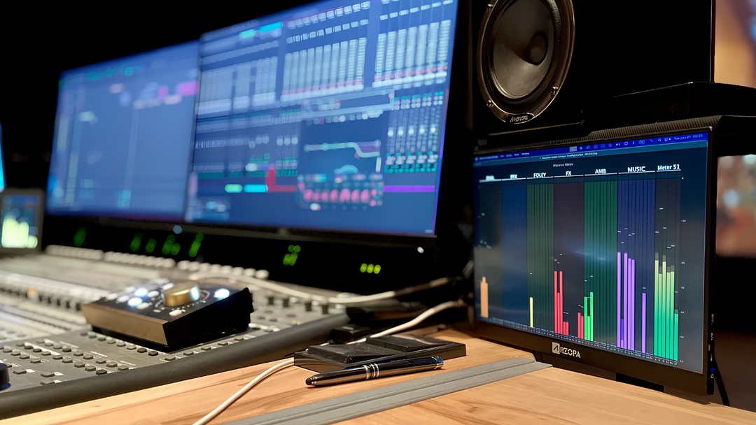 Monitoring levels in a studio environment